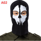 Cross-border manufacturers Halloween cs headgear call of duty personality ghost headgear windproof warm riding headgear mask