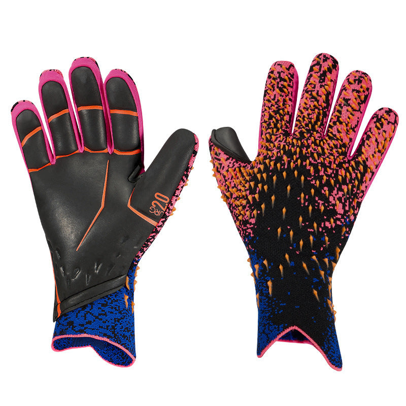 Manufacturers wholesale children's football goalkeeper gloves latex anti-collision door gloves hand guard anti-collision sports protective equipment