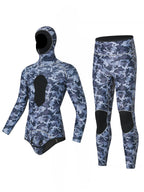 Split Diving Suit 3mm Deep Snorkeling Swimming Long Sleeve Cold-proof Warm Elastic Surf Fishing Jellyfish Suit Fish Hunting Suit