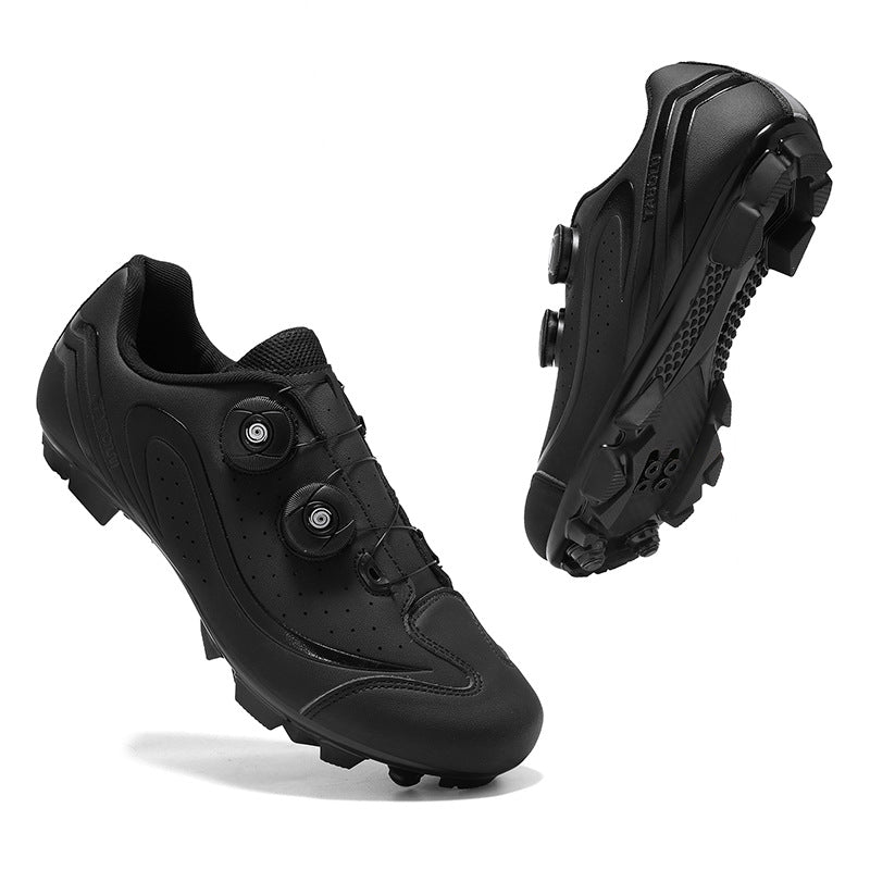 2025 New Road Car Lock Shoes Hard Bottom Breathable Bicycle Shoes Men's Mountain Bike Lock Shoes Lockless Cycling Shoes Power-assisted