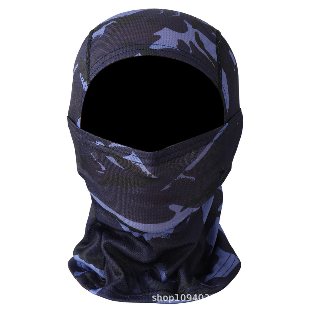 New cross-border motorcycle headgear outdoor dustproof sun riding mask balaclava cap summer tactical camouflage