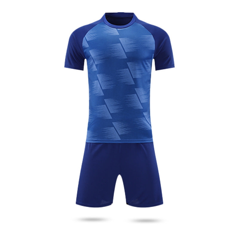 Football Uniform Suit Customized Light Version Adult and Children's Game Training Uniform Summer Breathable Sweat-Absorbent Jersey Drop Shipping