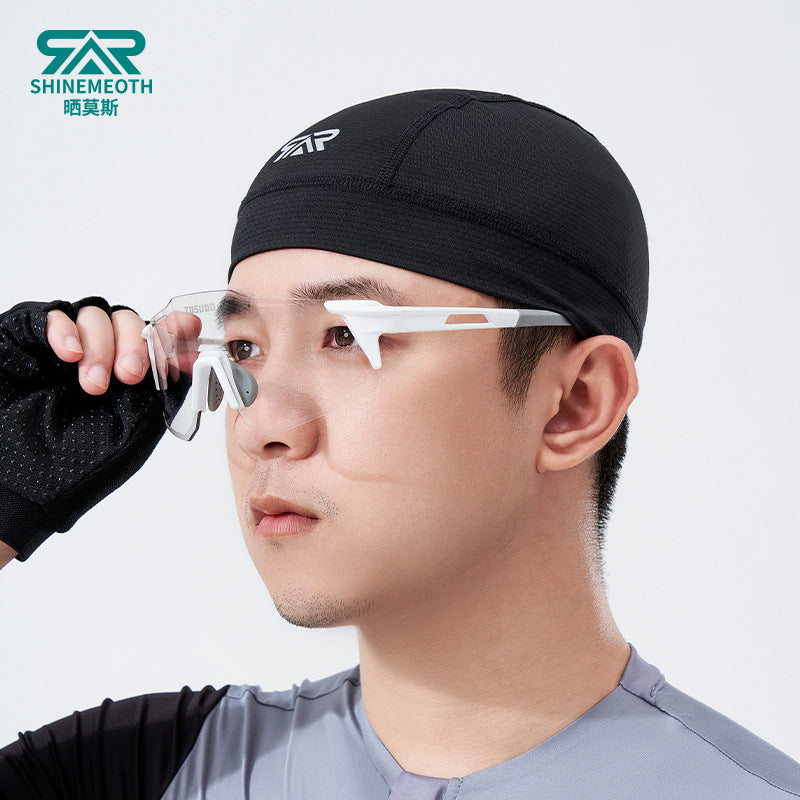 Sunmes Cycling Cap Spring and Summer Men and Women Sun Protection, Deodorant and Antibacterial Double-Layer Helmet Liner Hat Wholesale Breathable