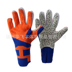 Ebay cross-border explosions high-end football gloves latex material non-slip wear-resistant training professional goalkeeper gloves breathable
