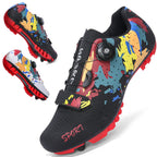New Style Cycling Shoes with Lock Spring Lock Shoes for Men and Women Road Bike Booster Shoes Hard Sole Mountain Bike sneaker