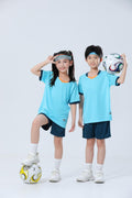 Football Uniform Set with Printed Numbers for Male and Female Students Badminton Training Uniforms Adult Game Team Uniforms Kindergarten Class Uniforms