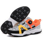 Factory Wholesale Cross Border Golf Shoes Men's Outdoor Casual Shoes Swivel Button Golf sneaker in stock