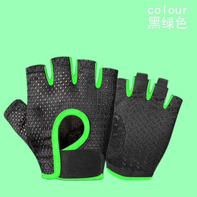 Cycling Gloves Sports Half-Finger Men's and Women's Liquid Silicone Shock-Absorbing Non-Slip Fitness Summer Fishing Mountaineering Breathable