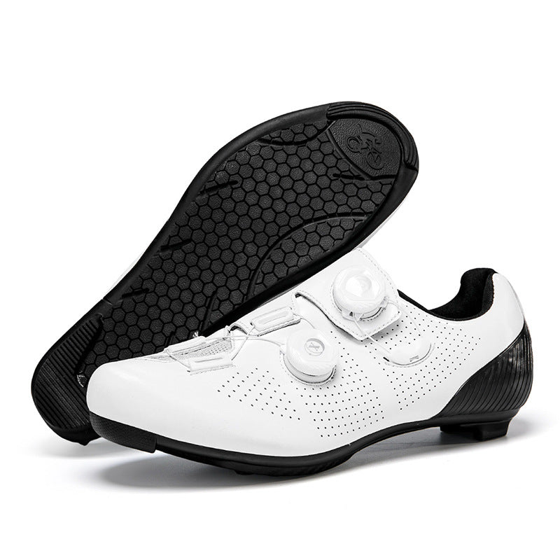 Cross-border New Road Car Lock Shoes Hard Bottom Bike Shoes suit Breathable Lockless Cycling Shoes Men's Mountain Bicycle Shoes