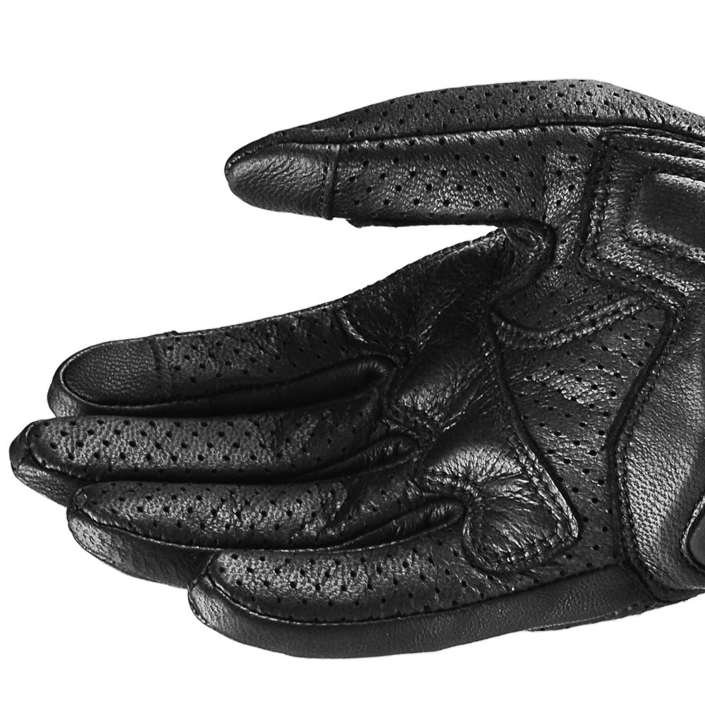 Motorcycle riding gloves leather autumn and winter retro warm anti-fall Knight motorcycle equipment Four Seasons windproof gloves