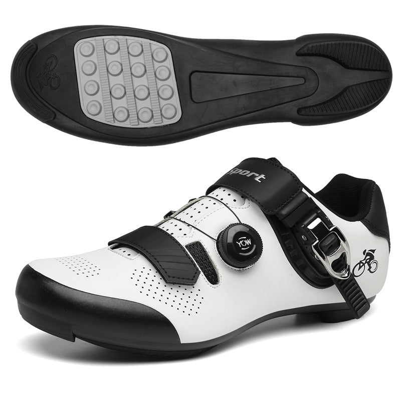 Factory Direct Supply Cross-border plus size Riding Shoes Hard Sole Outdoor Mountain Bicycle Lock Shoes Breathable Road Bike Shoes