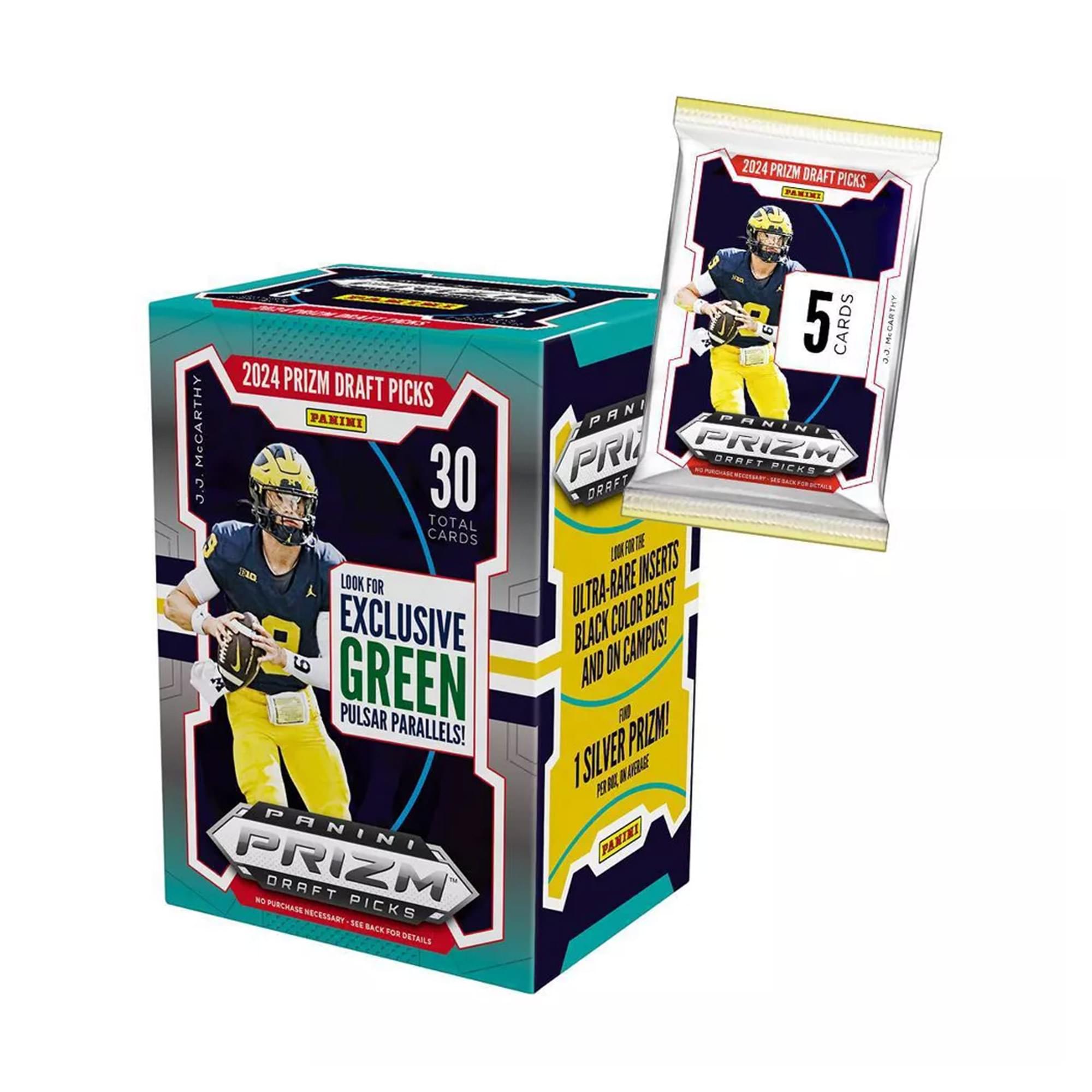 2024 Panini Prizm Draft Picks Ncaa Football Trading Cards Blaster Box | 6 Packs