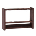 Wooden Mallet Pool Cue Rack, 5 Cue, Mahogany
