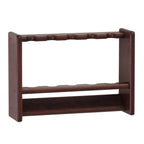 Wooden Mallet Pool Cue Rack, 5 Cue, Mahogany