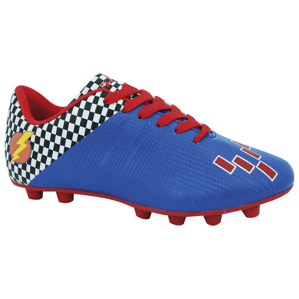 Prix Soccer Cleat Soccer Shoes -Blue/Red - Vizari Sports