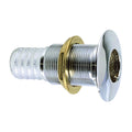 PERKO 11/2 THRUHULL FITTING F/ HOSE CHROME PLATED BRONZE