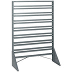 Rail Rack, Single Sided, 36L X 15W X 53H, 600 Lbs Load Capacity, Includes: (16) Rails, Multiple Bin Configurations Available (Bi