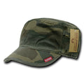 Adjustable Patrol Caps W/ Zipper, Wood