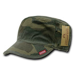 Adjustable Patrol Caps W/ Zipper, Wood
