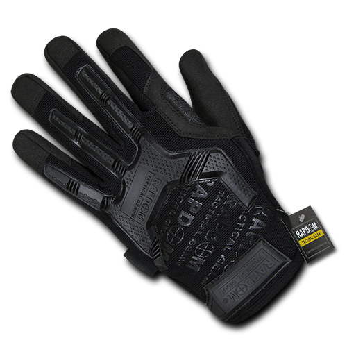 Rapid Dominance T63-Pl-Blk-04 Impact Protection Gloves - Black  Extra Large