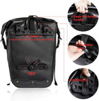 Rhinowalk Waterproof Bike Pannier Bag,(for Bicycle Cargo Rack Saddle Bag Shoulder Bag-RK19661 25L