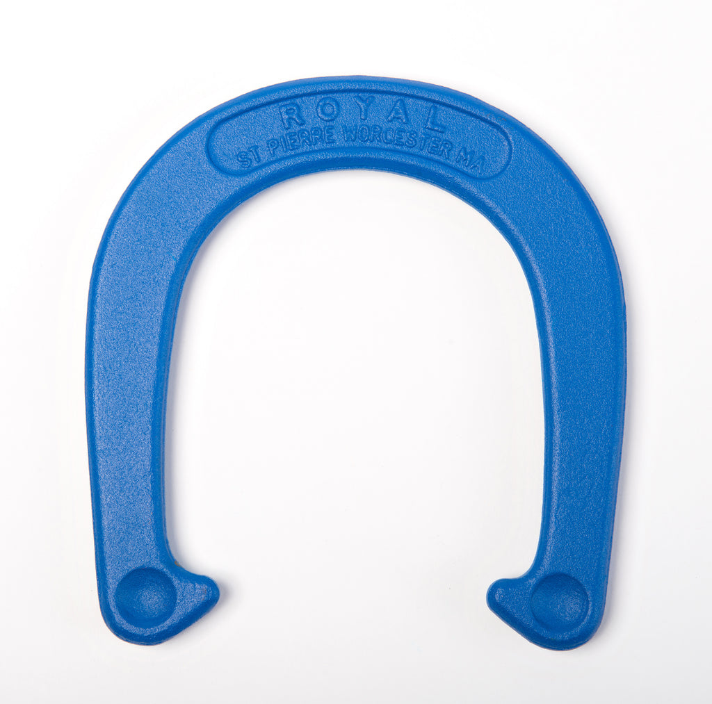 Royal Classic Horseshoe Pair (2 Blue Horseshoes) By St.Pierre - Made In Usa