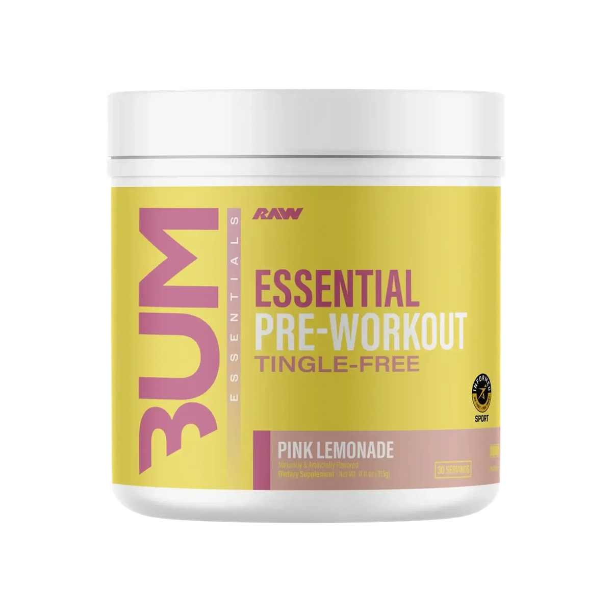 Raw Nutrition CBUM Essential Tingle-Free Pre-Workout