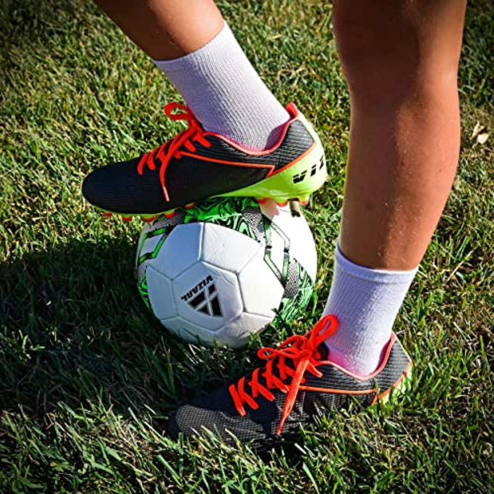 Vizari Rio Firm Ground Soccer Cleats – Black/Neon Lime