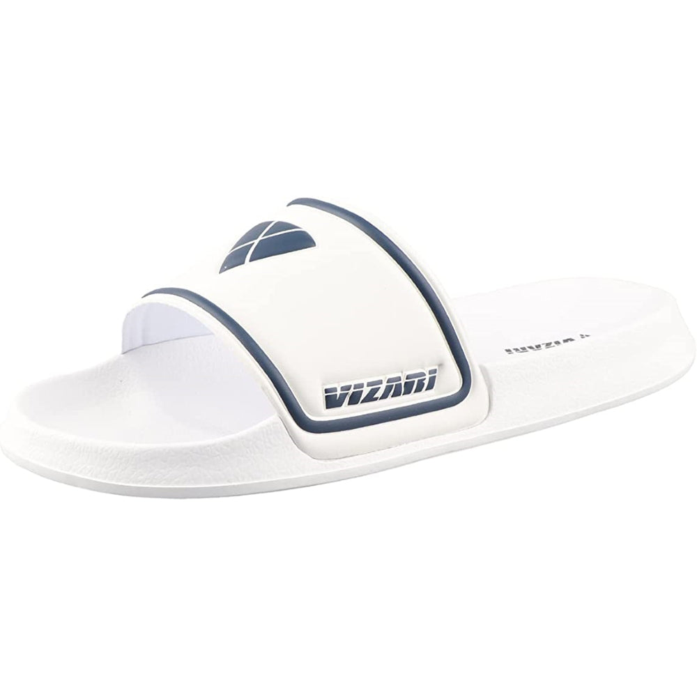 Youth Soccer Slide Sandals - White - Vizari Sports