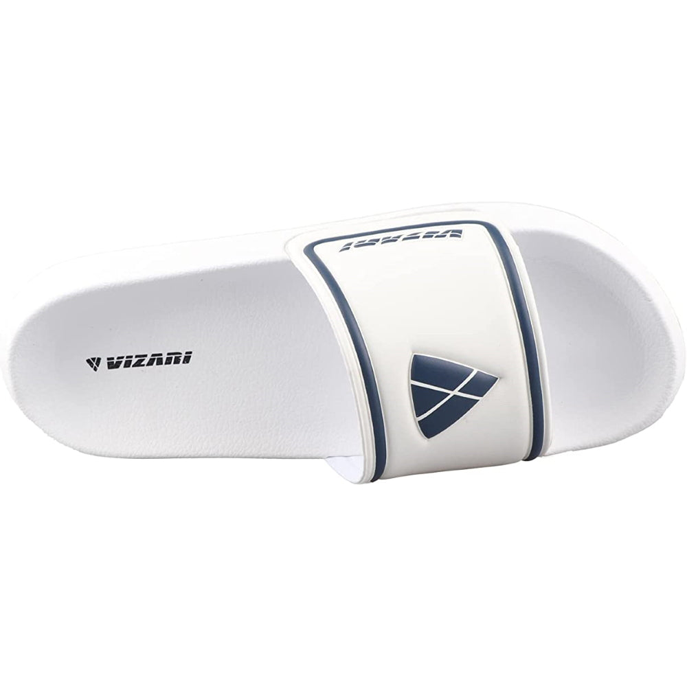 Adult Soccer Slide Sandals - White - Vizari Sports