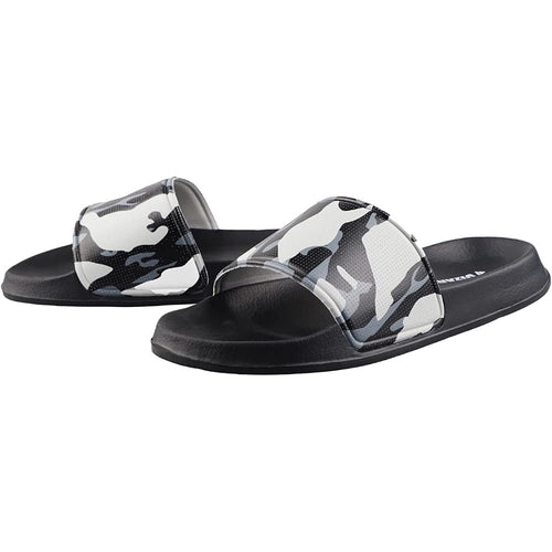 Adult Camo Soccer Slide Sandals - Black - Vizari Sports