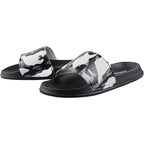 Vizari Adult Camo Soccer Slide Sandals - Black