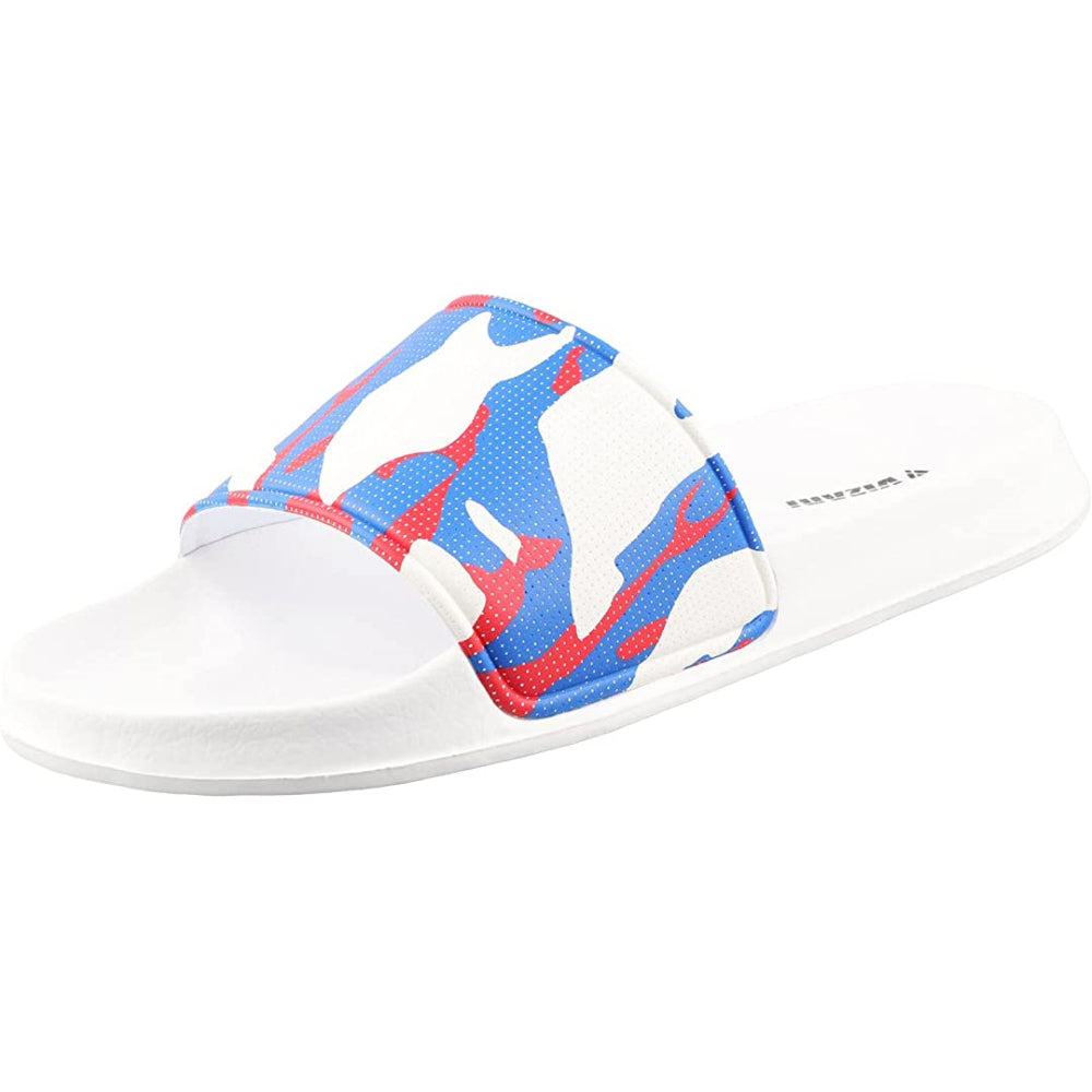 Adult Camo Soccer Slide Sandals - White - Vizari Sports