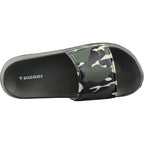 Youth Camo Soccer Slide Sandals - Green Khaki - Vizari Sports