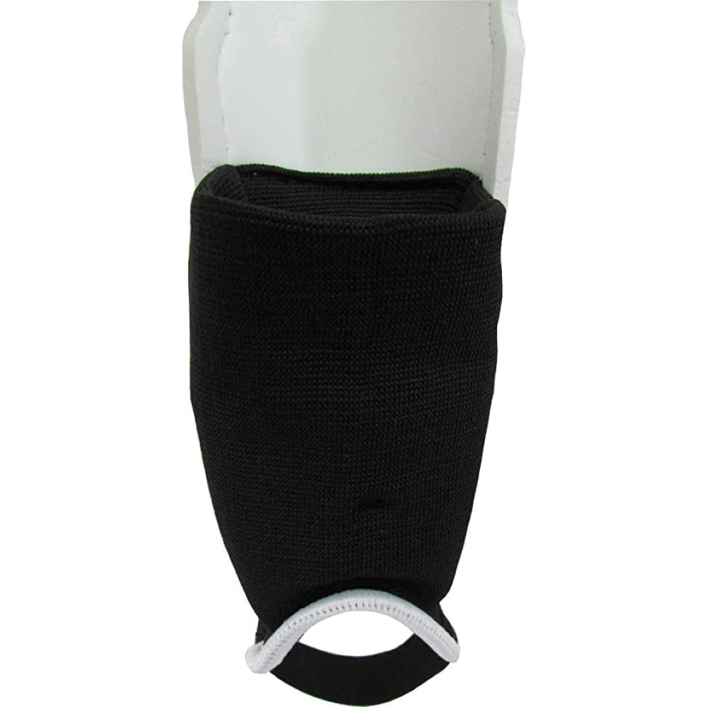 Malaga Soccer Shin Guard with Adjustable Straps-Black - Vizari Sports