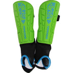 Vizari Malaga Soccer Shin Guards for Youth & Adults -Lightweight Ankle Protection – Green