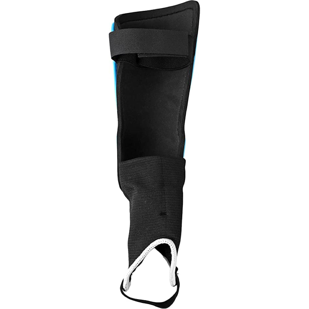 Malaga Soccer Shin Guard with Adjustable Straps-Blue/Black - Vizari Sports
