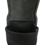 Malaga Soccer Shin Guard with Adjustable Straps-Orange/Black - Vizari Sports