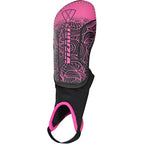 Cali Soccer Shin Guard with Ankle Protection-Pink/Black - Vizari Sports