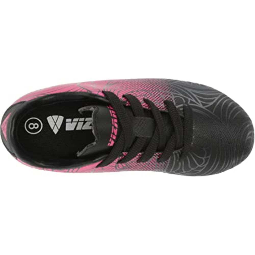 Cali Firm Ground Soccer Shoes -Black/Pink - Vizari Sports