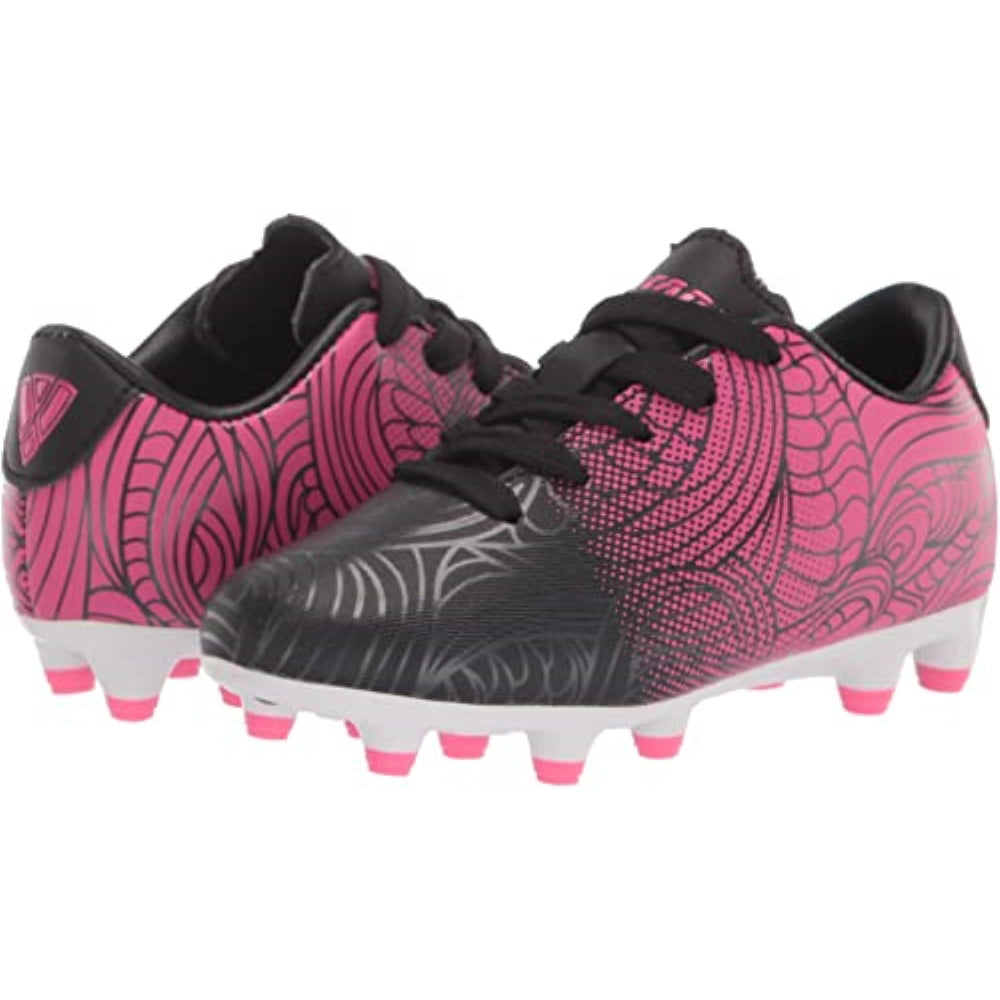 Cali Firm Ground Soccer Shoes -Black/Pink - Vizari Sports