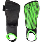 Vizari Matera Soccer Ankle Protection Shin Guard with Ankle Protection – Green/Black