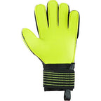 Salerno F.P. Goalkeeper Gloves w/ Finger Support Protection-Black/Yellow/Grey - Vizari Sports