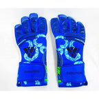 Evolution Soccer Goalkeeper Gloves-Navy/Sky Blue - Vizari Sports