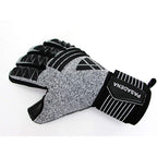 Vizari Pasadena F.P. Goalkeeper Gloves W/ Finger Protection – Black/Silver