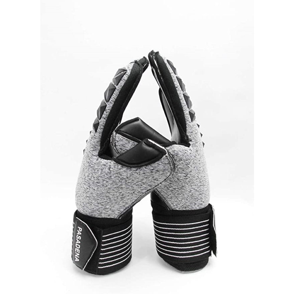 Vizari Pasadena F.P. Goalkeeper Gloves W/ Finger Protection – Black/Silver