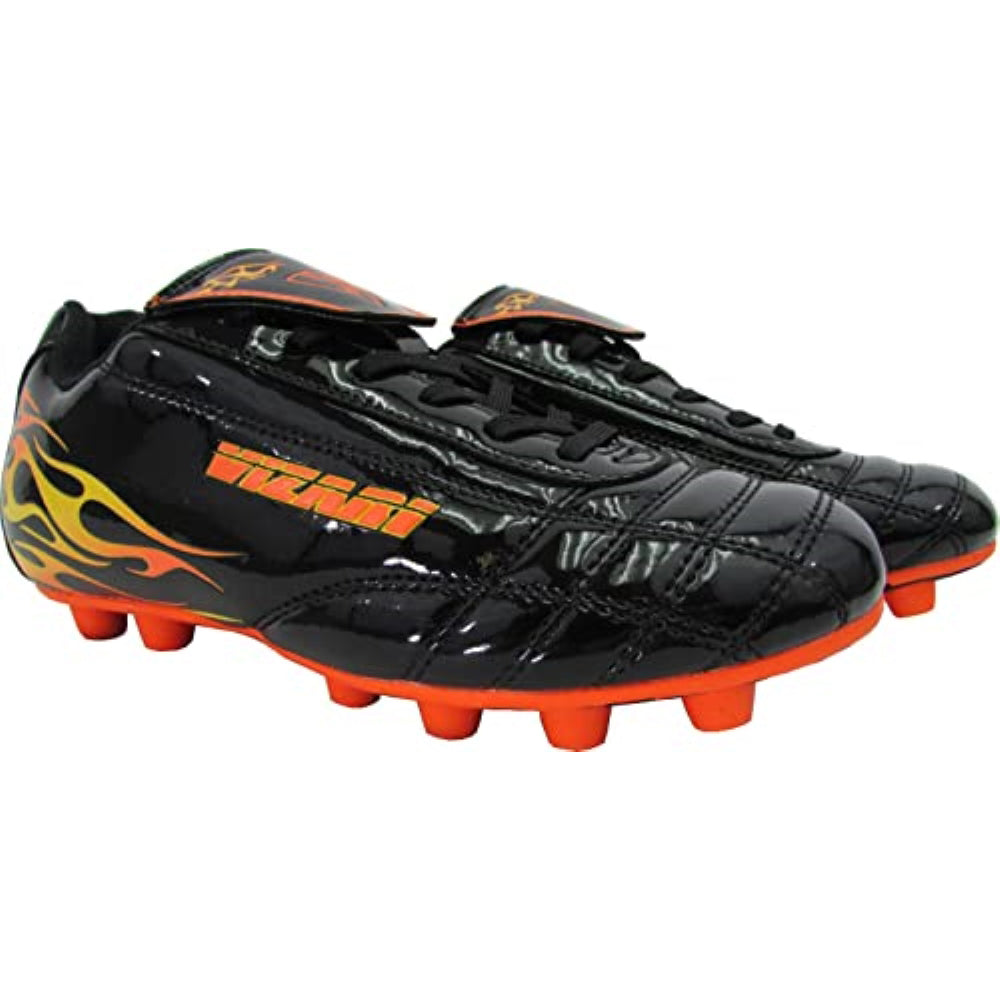 Vizari Blaze Youth Firm Ground Soccer Shoes Black/Orange