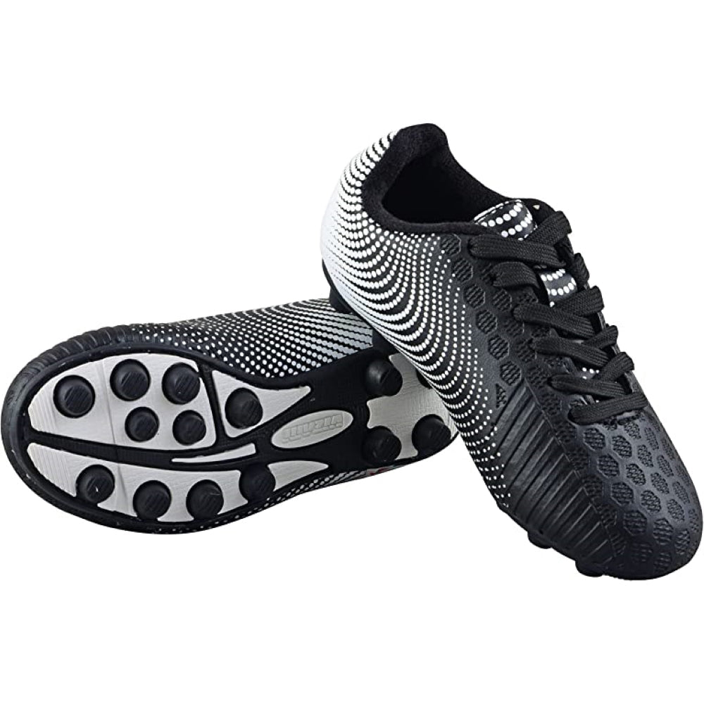 Vizari Stealth Firm Ground Soccer Shoes – Black/White