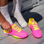 Liga Turf Soccer Shoes - Pink/Yellow - Vizari Sports
