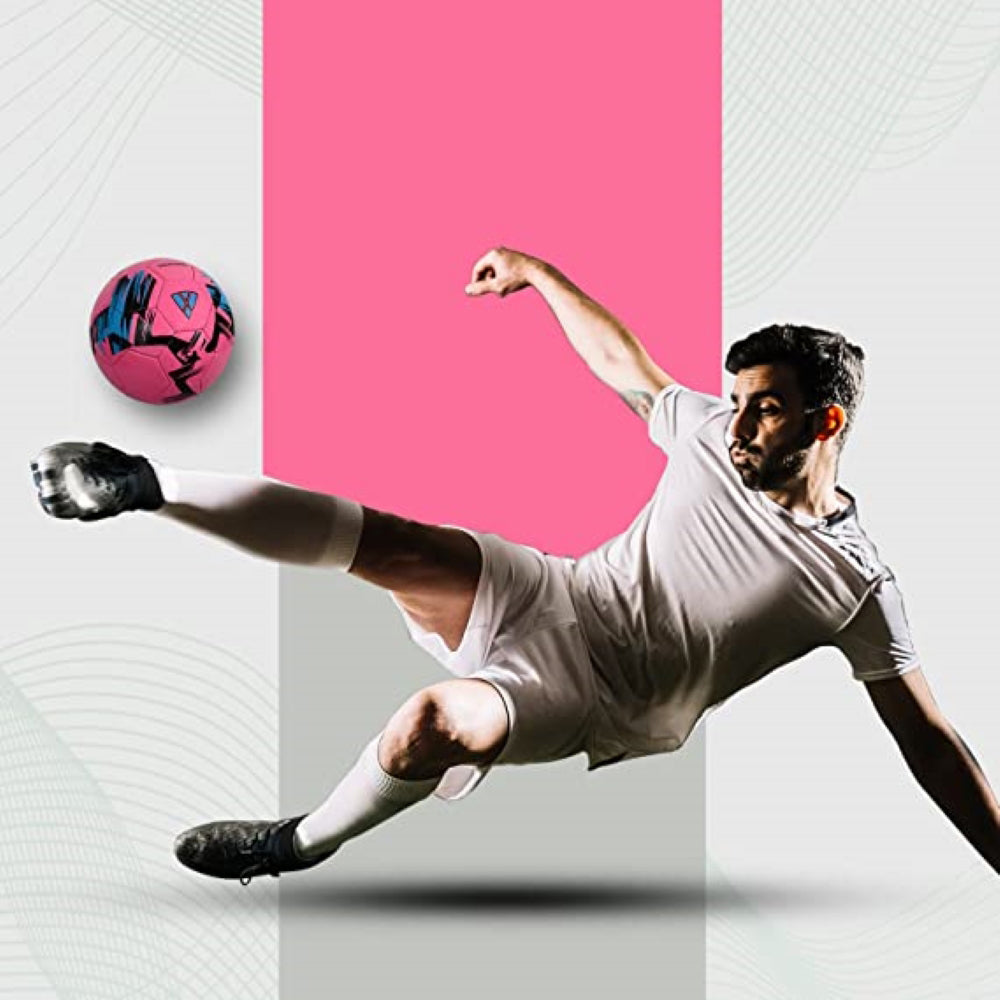 Verona Soccer Ball-Pink/Black/Sky - Vizari Sports